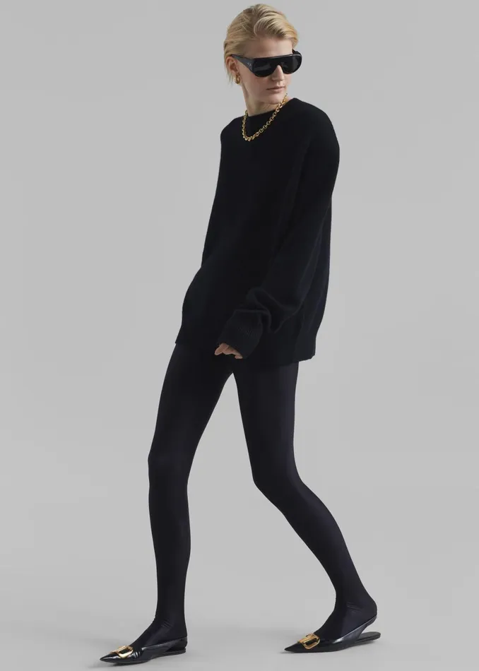 Women Felicity Tights 8211 Black The Frankie Shop Bottoms
