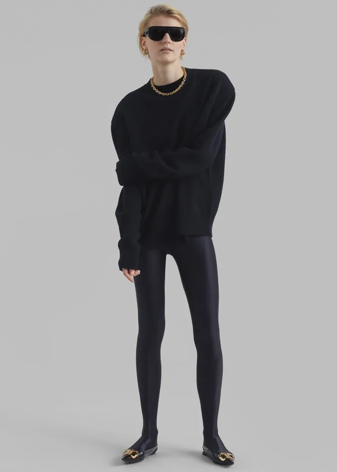 Women Felicity Tights 8211 Black The Frankie Shop Bottoms