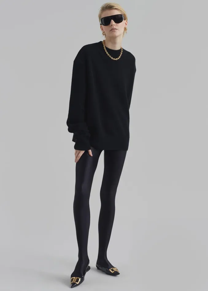Women Felicity Tights 8211 Black The Frankie Shop Bottoms