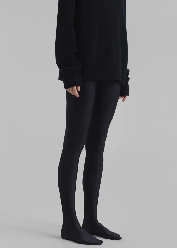 Women Felicity Tights 8211 Black The Frankie Shop Bottoms