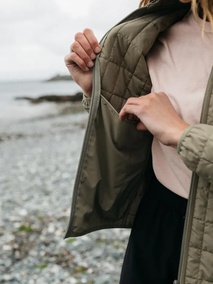 Women Firecrest Jacket Willow Green Finisterre Jackets Coats and Gilets