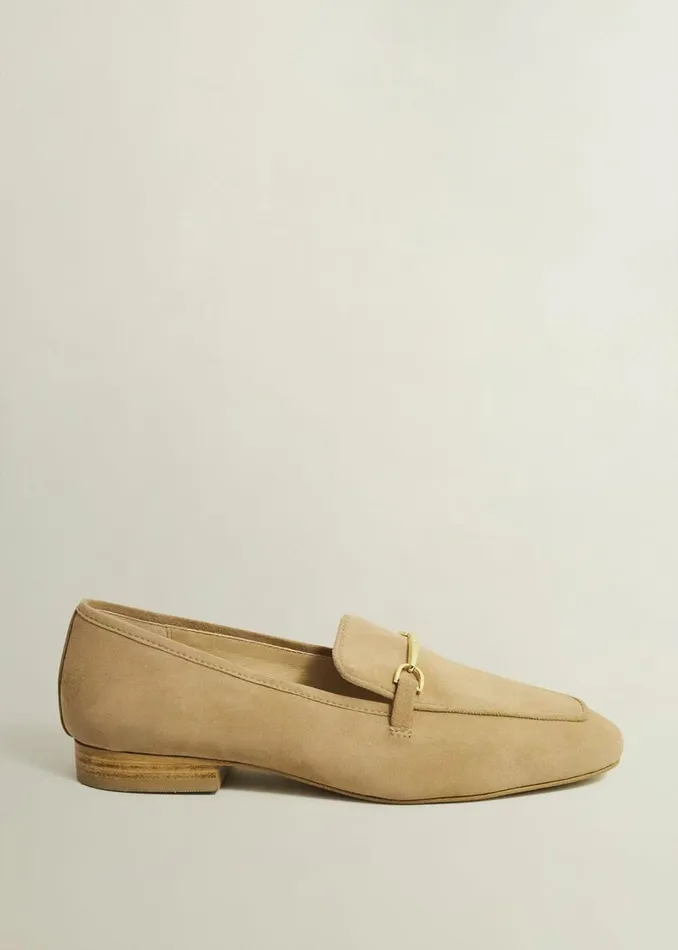Women Flats Hobbs Raegan Suede Loafers Camel