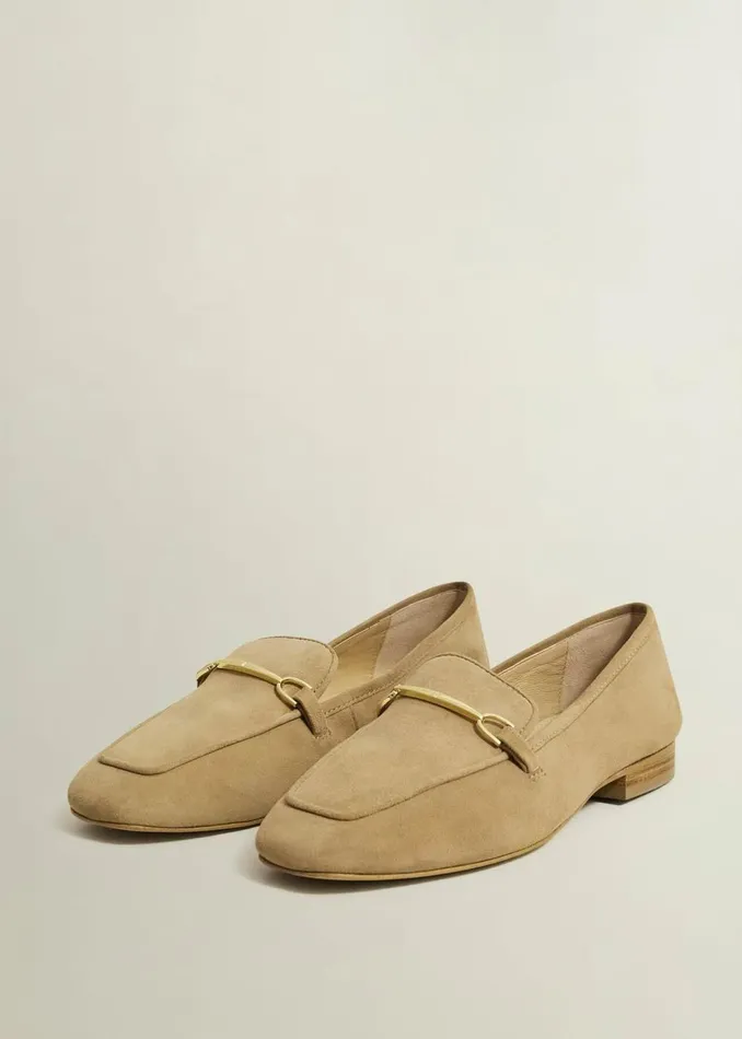 Women Flats Hobbs Raegan Suede Loafers Camel