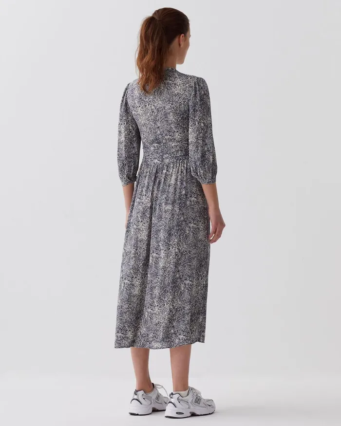 Women Fluid Maxi Dress Micro Fl Navy Comptoir Des Cotonniers Dresses and Jumpsuits Women Fluid Maxi Dress Micro Fl Navy Comptoir Des Cotonniers Dresses and Jumpsuits