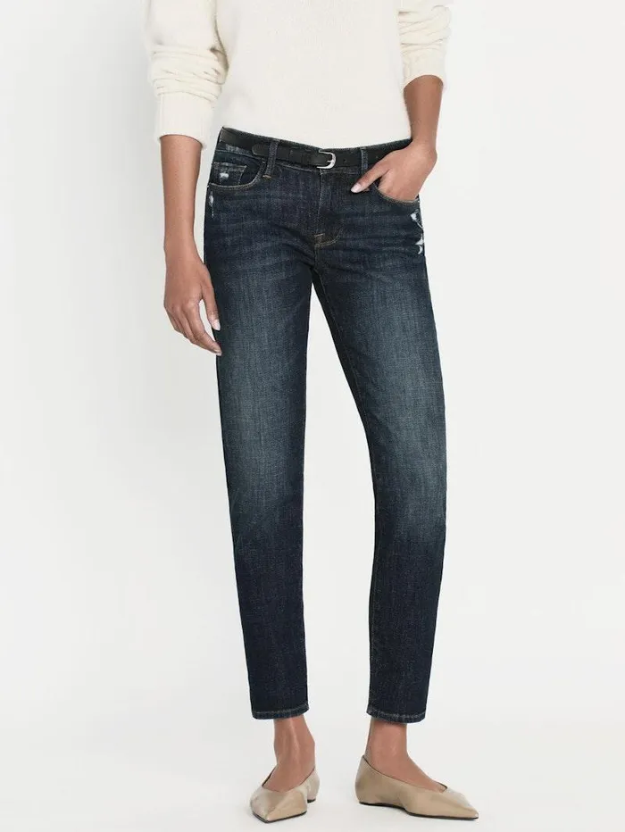 Women FRAME Boyfriend Le Garcon Crop