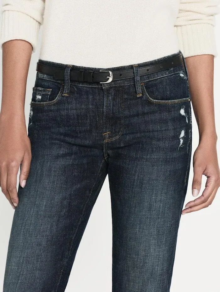 Women FRAME Boyfriend Le Garcon Crop