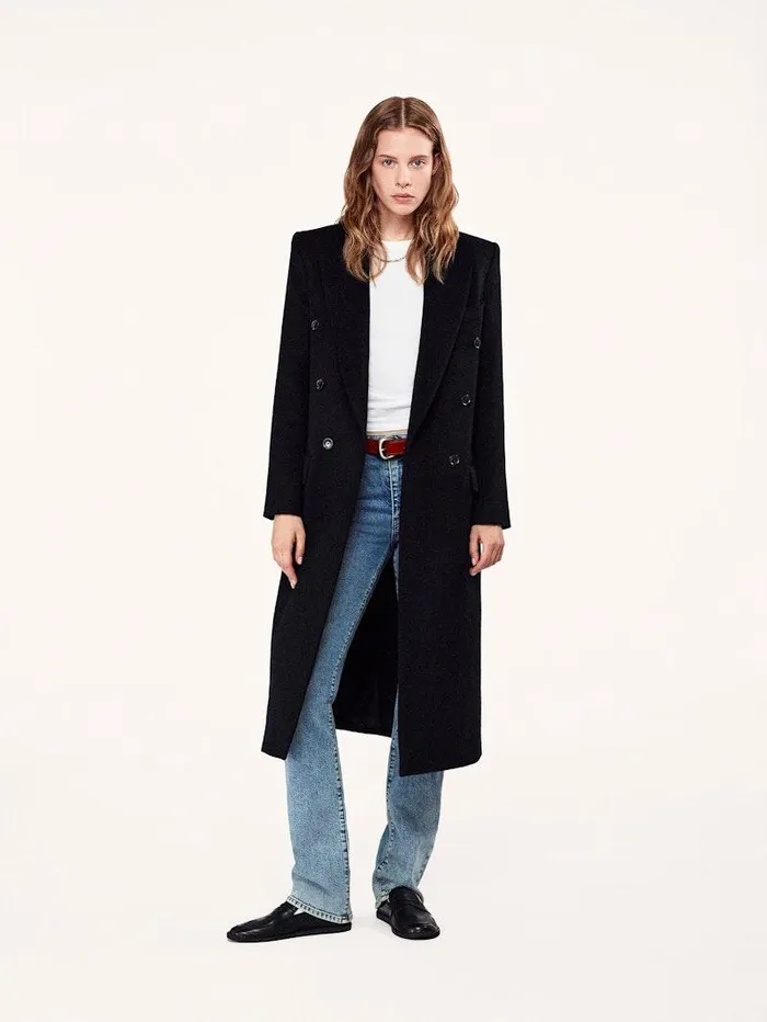 Women FRAME Jackets and Coats DoubleBreasted Tailored Coat