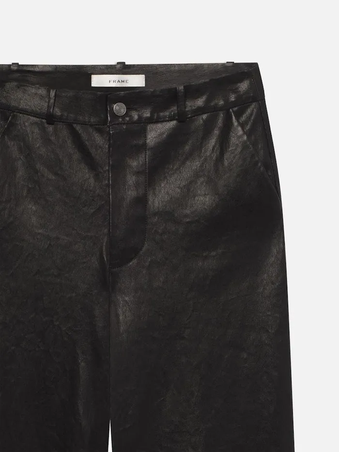 Women FRAME Leather and Suede Relaxed Leather Trouser Women FRAME Leather and Suede Relaxed Leather Trouser