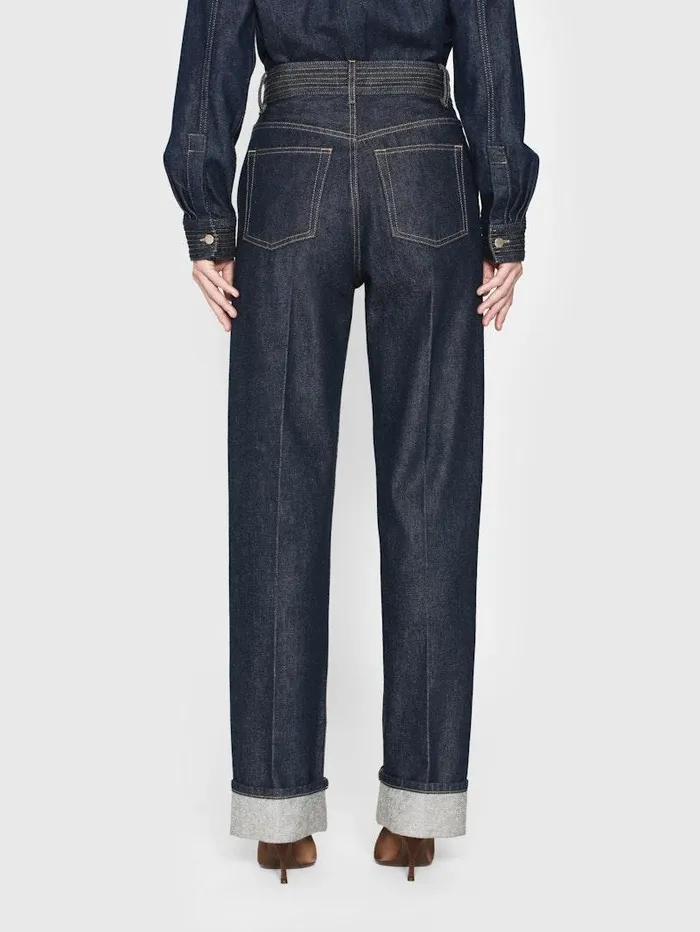 Women FRAME Straight Trapunto Trouser Women FRAME Straight Trapunto Trouser