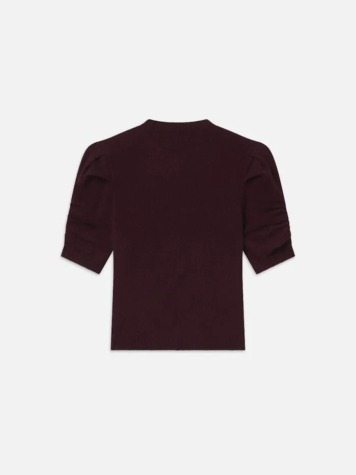 Women FRAME Sweaters Ruched Sleeve Cashmere Sweater Women FRAME Sweaters Ruched Sleeve Cashmere Sweater