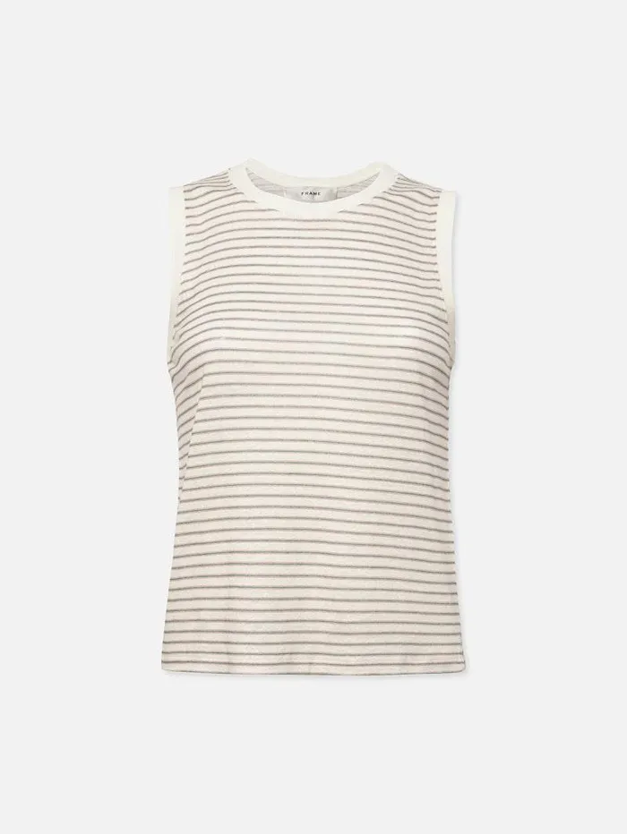 Women FRAME Tanks and Tees Muscle Crew Tee