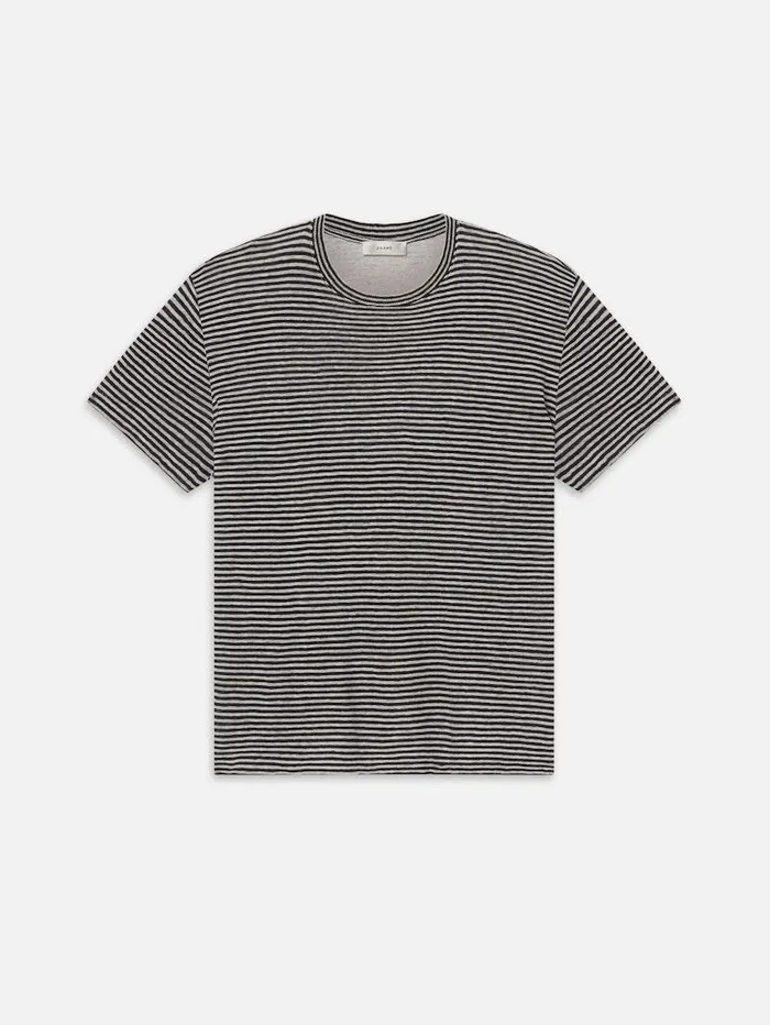 Women FRAME Tanks and Tees The Linen Baby Tee