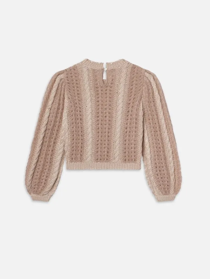 Women FRAME The Alpine Edit Femme Cable Mix Sweater Women FRAME The Alpine Edit Femme Cable Mix Sweater