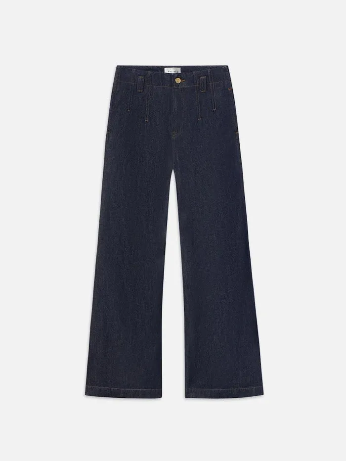 Women FRAME Wide Leg Darted Wide Leg Jean