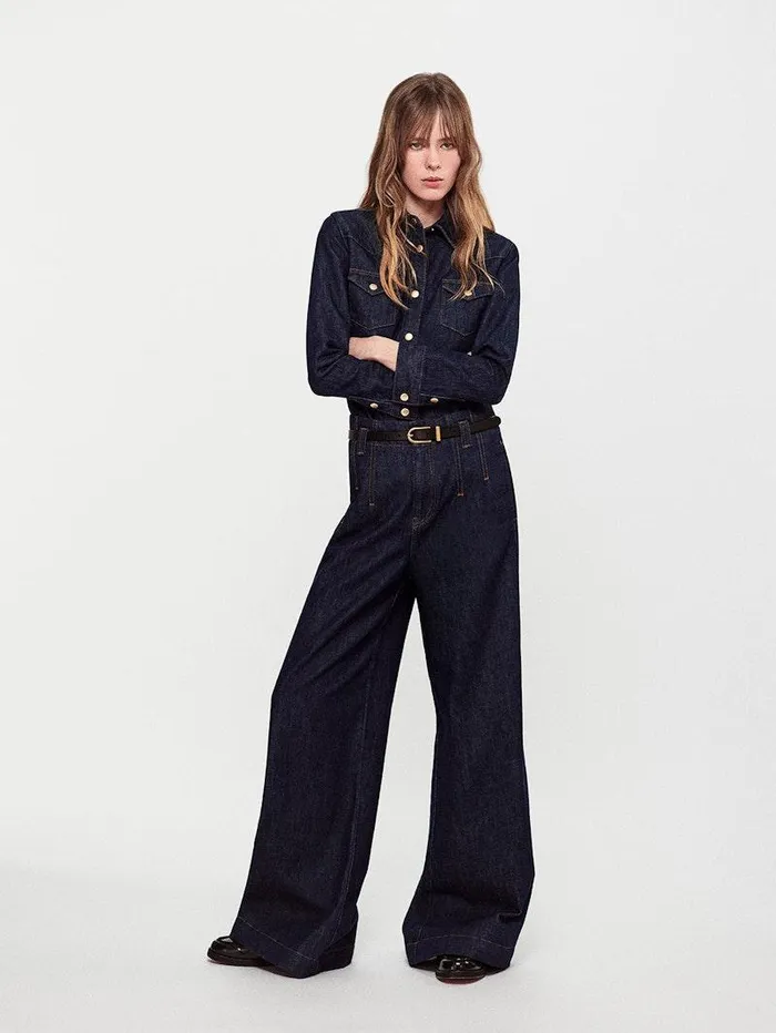 Women FRAME Wide Leg Darted Wide Leg Jean Women FRAME Wide Leg Darted Wide Leg Jean