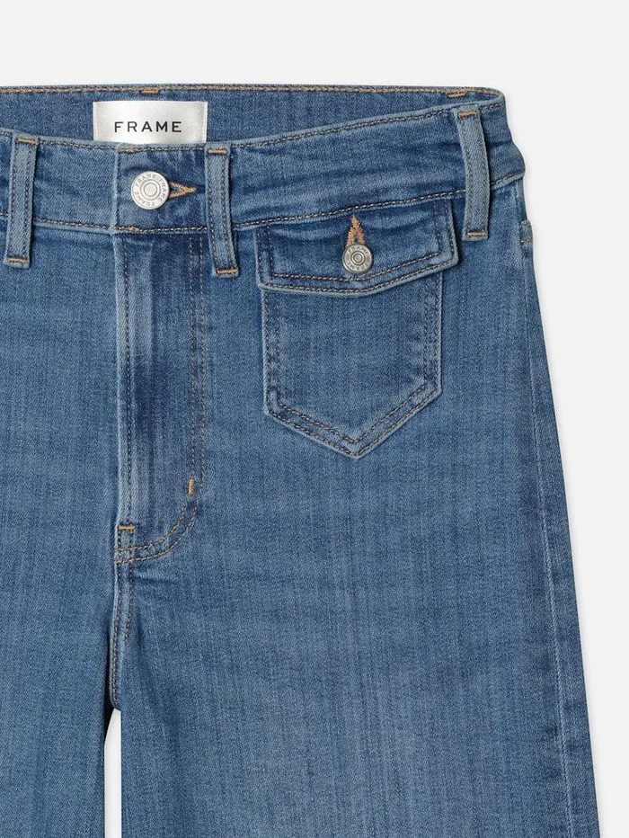 Women FRAME Wide Leg Patch Pocket Slim Palazzo Women FRAME Wide Leg Patch Pocket Slim Palazzo