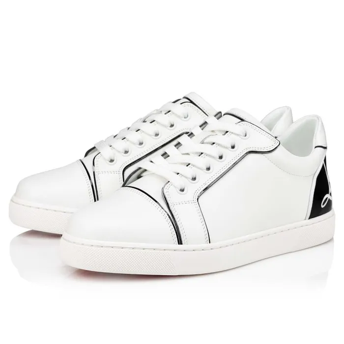 Women Fun Vieira Lowtop Sneakers 8211 Calf Leather 8211 Black Christian Louboutin Sneakers