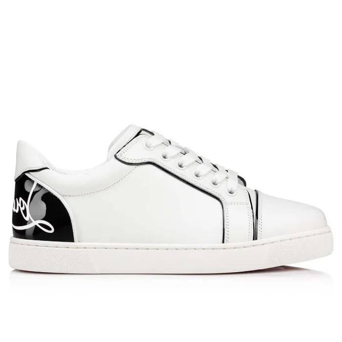Women Fun Vieira Lowtop Sneakers 8211 Calf Leather 8211 Black Christian Louboutin Sneakers
