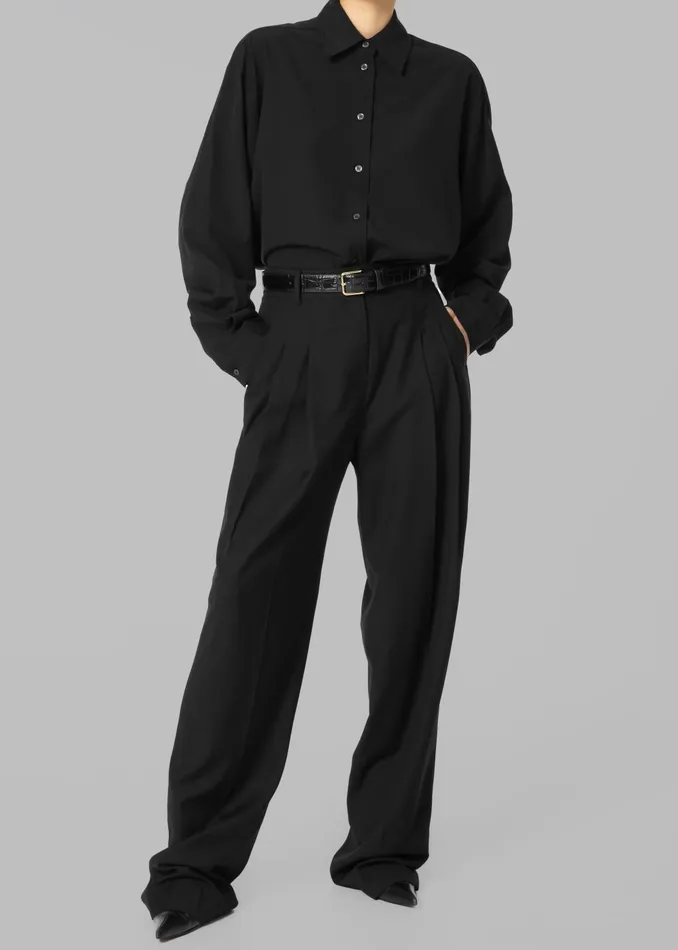 Women Gelso Shirt 8211 Black The Frankie Shop Tops