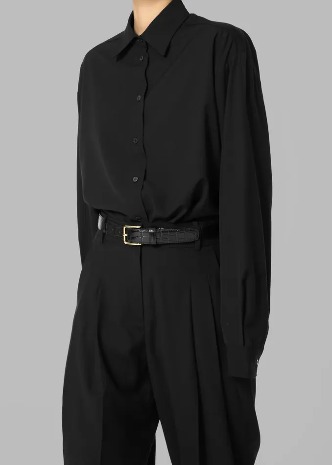 Women Gelso Shirt 8211 Black The Frankie Shop Tops