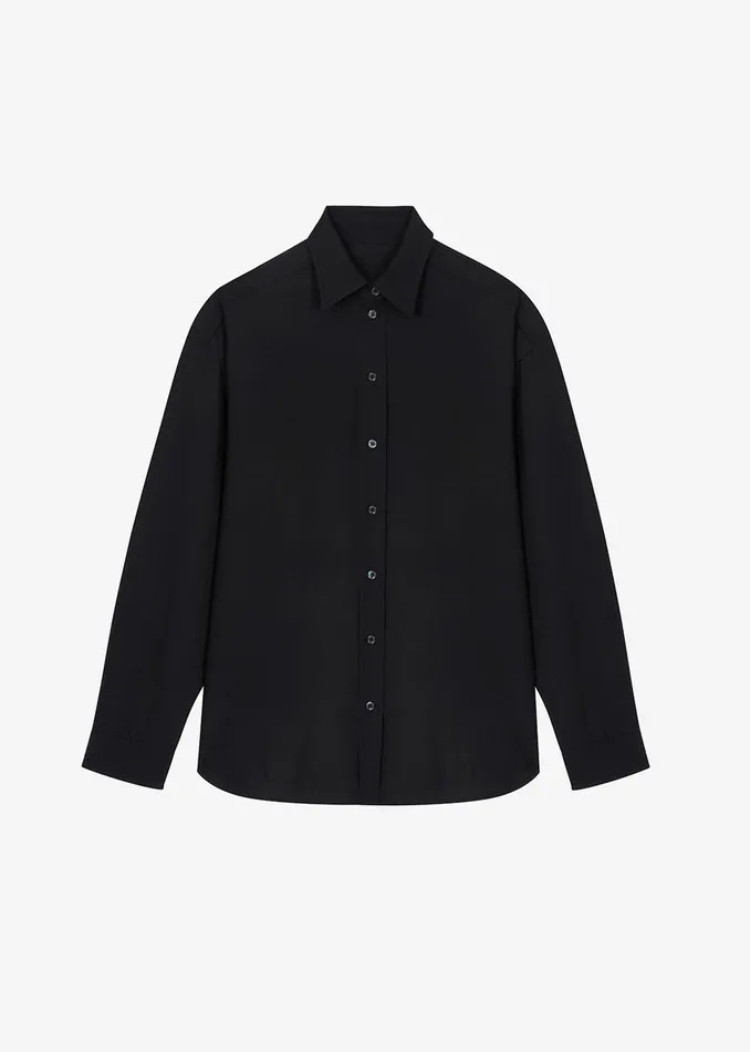 Women Gelso Shirt 8211 Black The Frankie Shop Tops