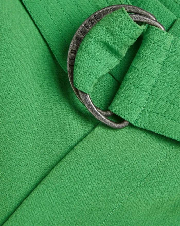 Women GRACIEH 8211 High Waist Tapered Cargo Trousers With Belt Medium Green Ted Baker Trousers and Shorts Women GRACIEH 8211 High Waist Tapered Cargo Trousers With Belt Medium Green Ted Baker Trousers and Shorts