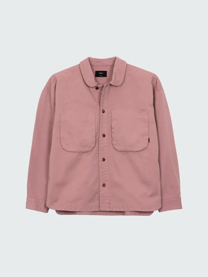 Women Gwavas Overshirt Heather Mist Finisterre Tops and Shirts