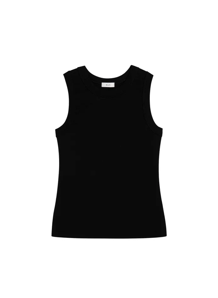 Women Hadley Tank Black ALC Tops