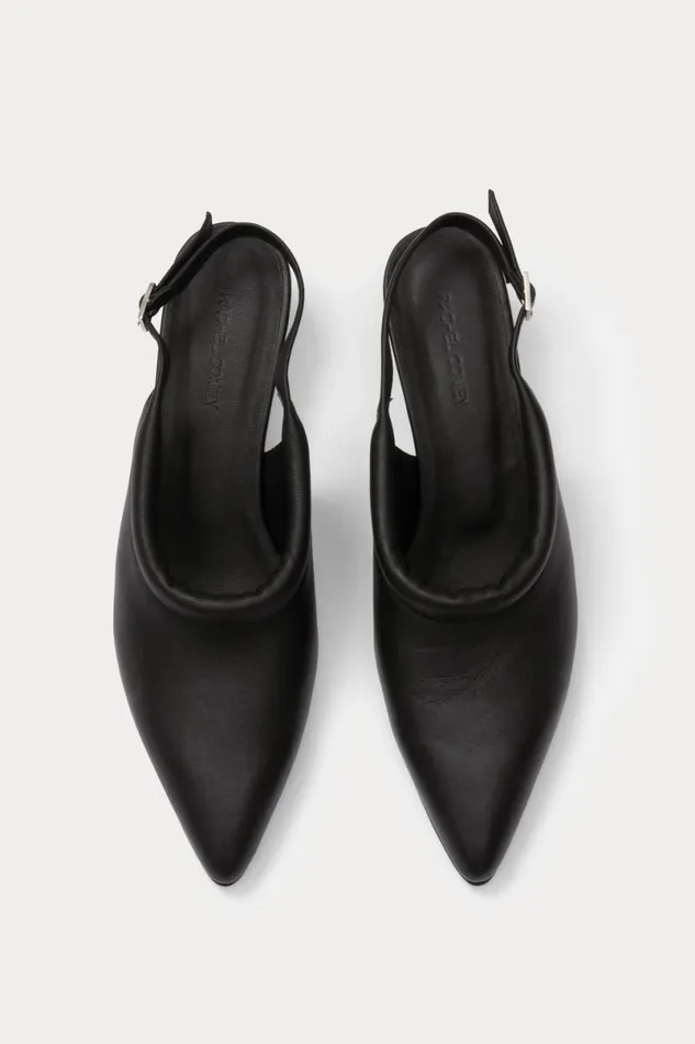 Women Heels Rachel Comey Clemmie Slingback Black Women Heels Rachel Comey Clemmie Slingback Black