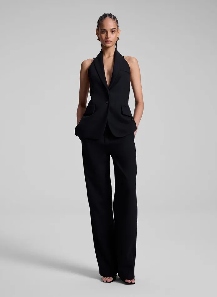 Women Hirsh Pant Black ALC Bottoms