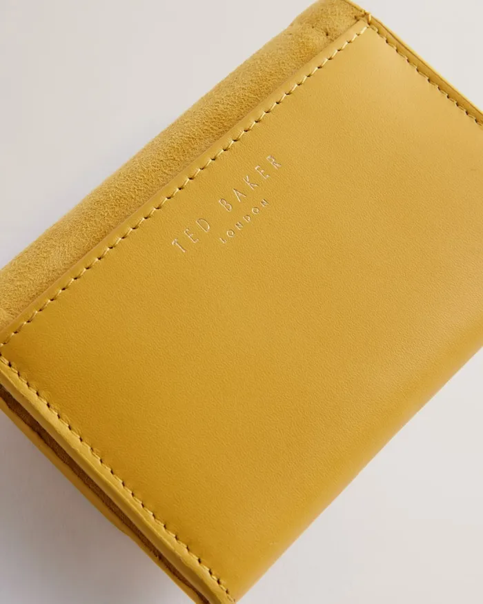 Women IMPERIA 8211 Lock Detail Small Leather Purse Mustard Ted Baker Purses and Cardholders Women IMPERIA 8211 Lock Detail Small Leather Purse Mustard Ted Baker Purses and Cardholders