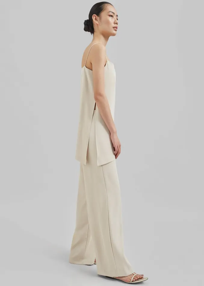 Women Imre Trousers 8211 Beige The Frankie Shop Bottoms