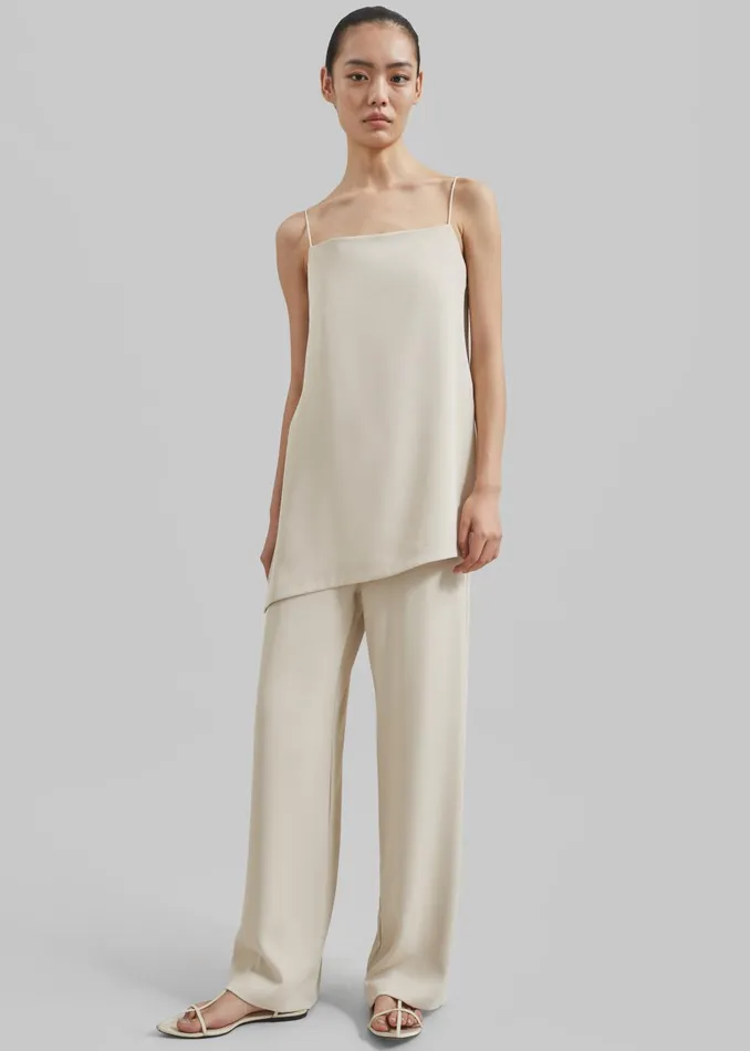 Women Imre Trousers 8211 Beige The Frankie Shop Bottoms