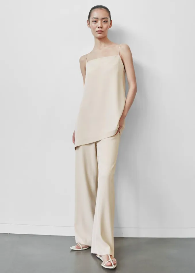 Women Imre Trousers 8211 Beige The Frankie Shop Bottoms