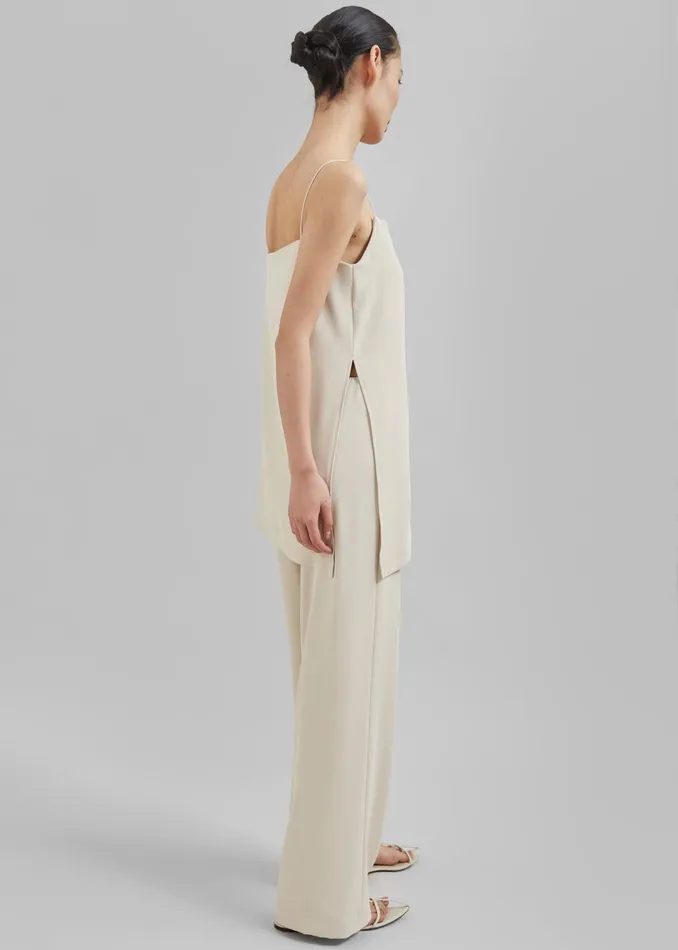 Women Imre Trousers 8211 Beige The Frankie Shop Bottoms