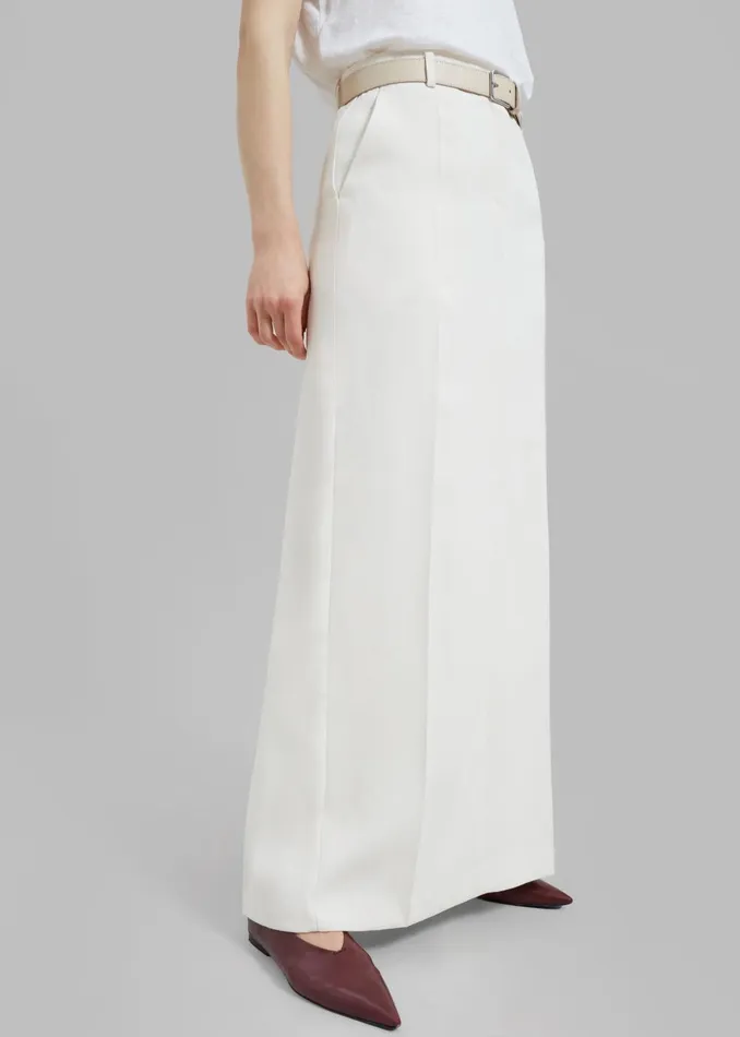 Women Indio Maxi Skirt 8211 Off White The Frankie Shop Bottoms