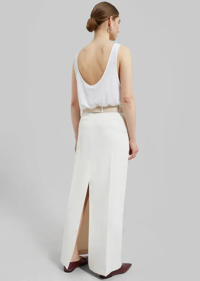 Women Indio Maxi Skirt 8211 Off White The Frankie Shop Bottoms