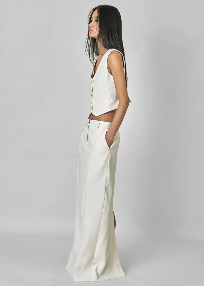 Women Indio Maxi Skirt 8211 Off White The Frankie Shop Bottoms