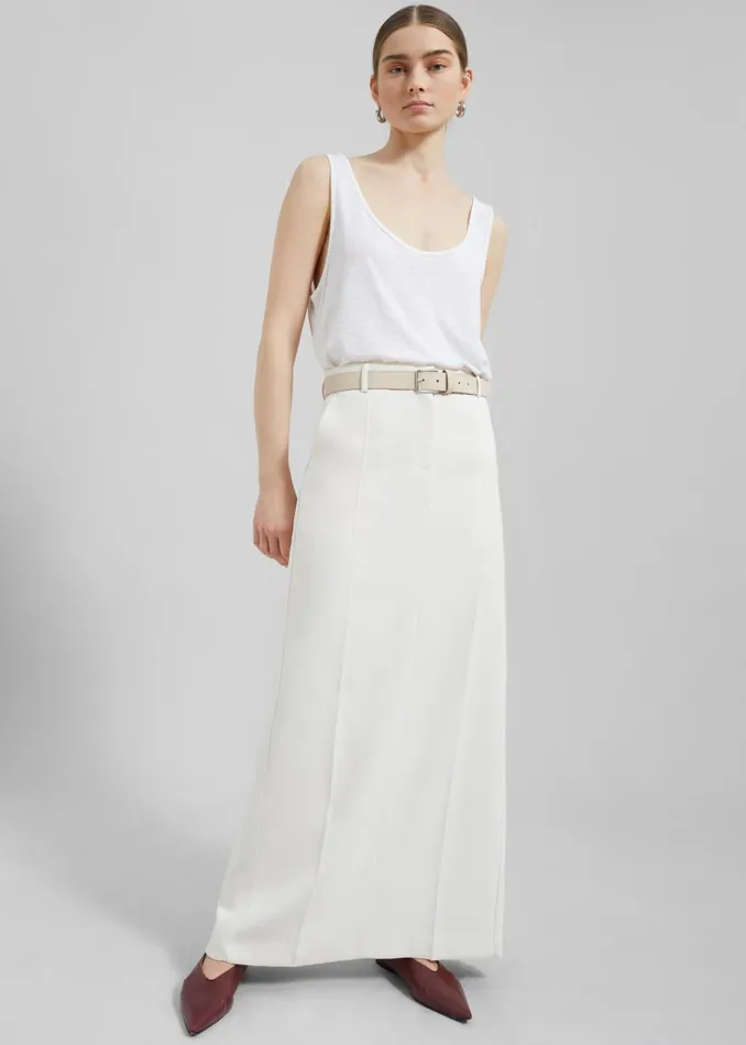 Women Indio Maxi Skirt 8211 Off White The Frankie Shop Bottoms