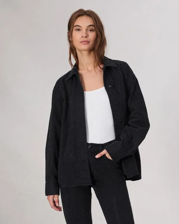 Women Jackets and Coats Rag and Bone Camilla Shirt Jacket Sirin With Jewels