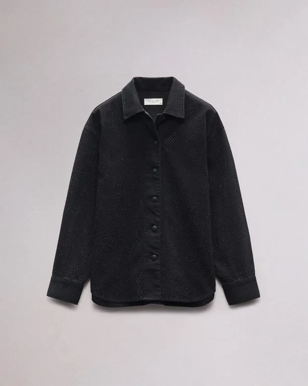 Women Jackets and Coats Rag and Bone Camilla Shirt Jacket Sirin With Jewels