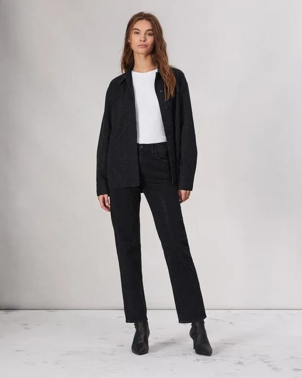 Women Jackets and Coats Rag and Bone Camilla Shirt Jacket Sirin With Jewels