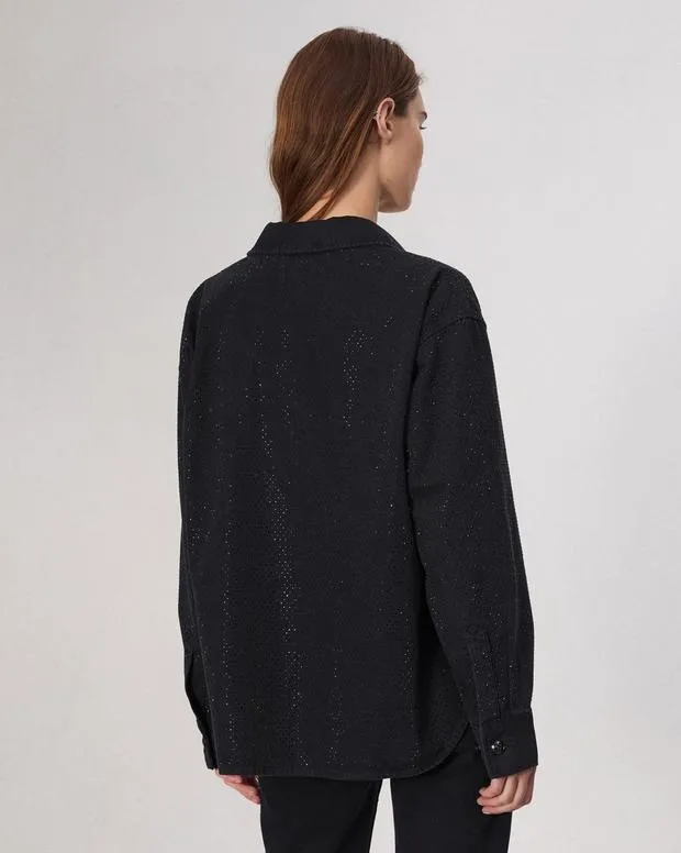 Women Jackets and Coats Rag and Bone Camilla Shirt Jacket Sirin With Jewels