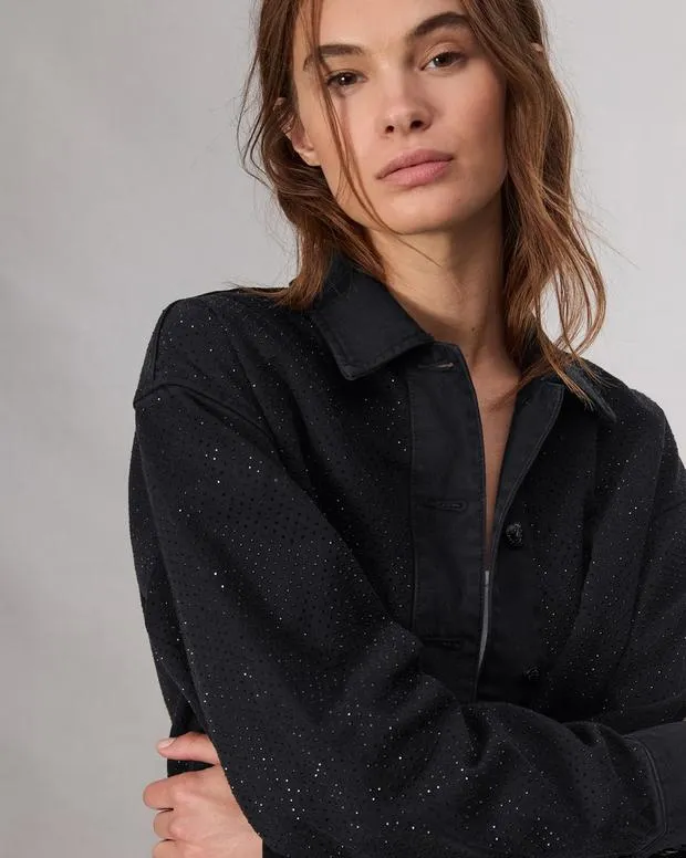 Women Jackets and Coats Rag and Bone Camilla Shirt Jacket Sirin With Jewels