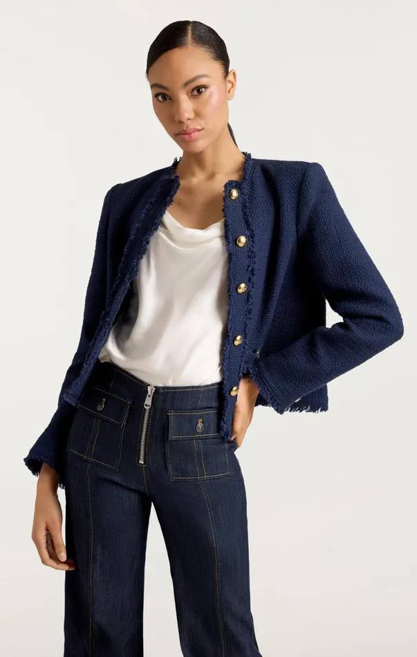 Women Jackets Cinq Sept Christie Jacket Navy