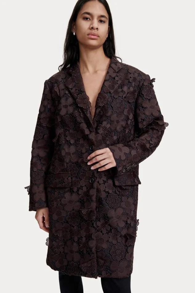 Women Jackets Outerwear Rachel Comey Indus Coat Dark Brown Women Jackets Outerwear Rachel Comey Indus Coat Dark Brown