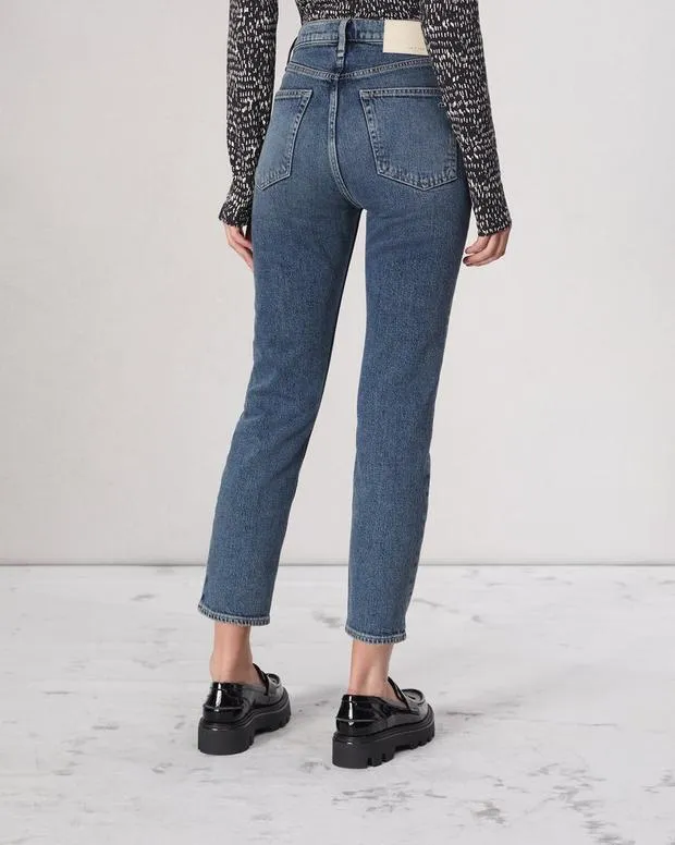 Women Jeans Rag and Bone Flexi Wren Ankle Slim Jean Flexi Smooth and Sculpt Denim Sadie