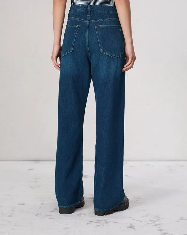 Women Jeans Rag and Bone Logan WideLeg Jean Rigid Denim Annalise