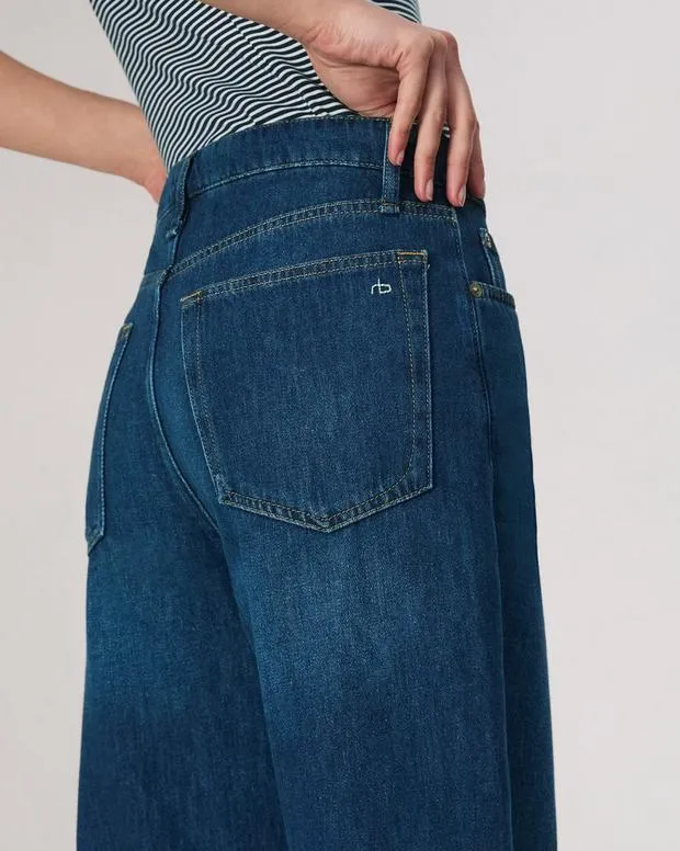 Women Jeans Rag and Bone Logan WideLeg Jean Rigid Denim Annalise