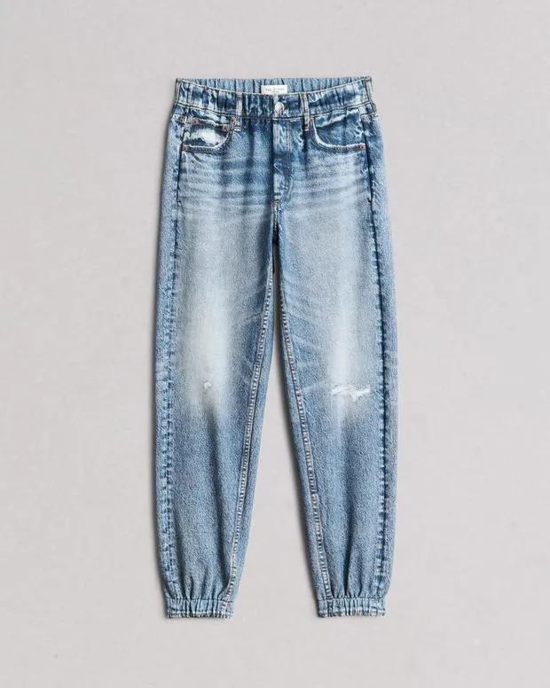Women Jeans Rag and Bone Miramar Terry Jogger Pant Cotton Terry Lynn